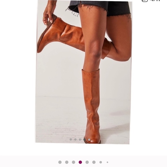 Free People Everly Equestrian Boots, NWOB, Size 39 (8.5), Saddle Brown - Picture 3 of 11